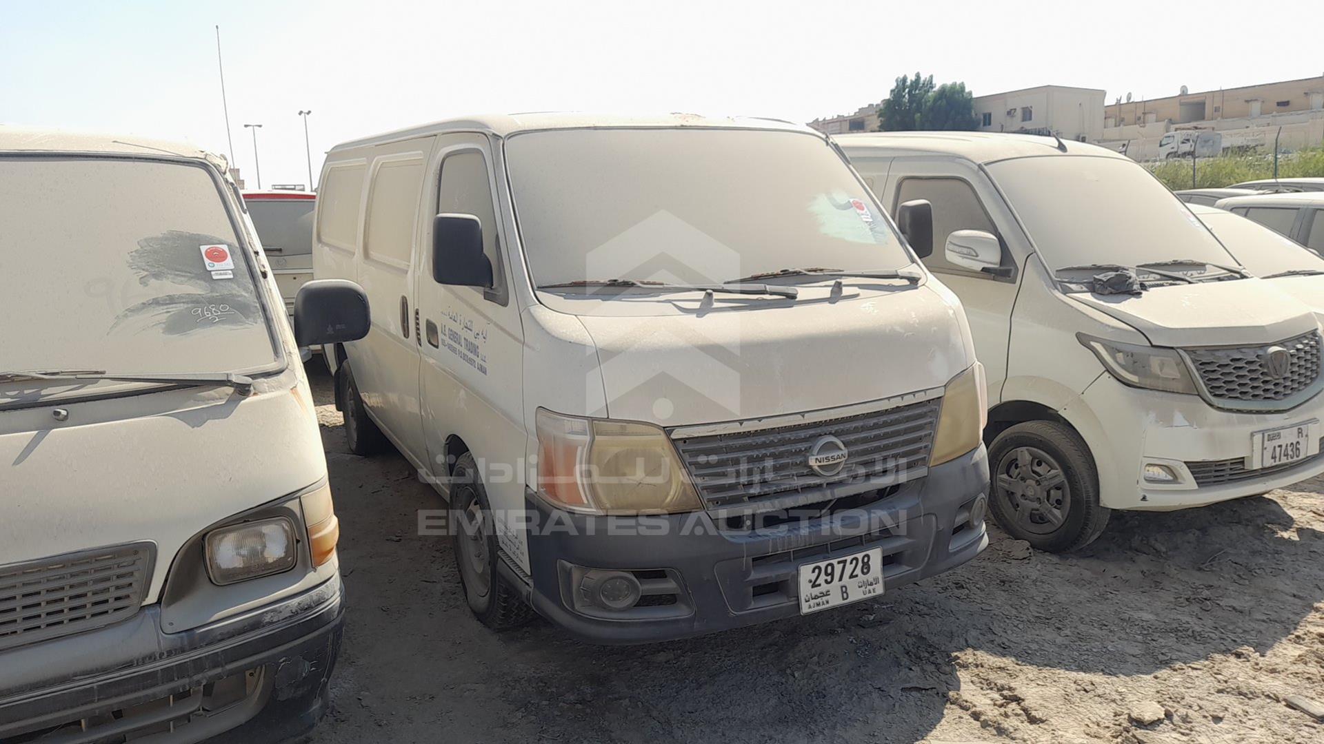 2008 NISSAN URVAN VIN: JM6AE52S78X100615