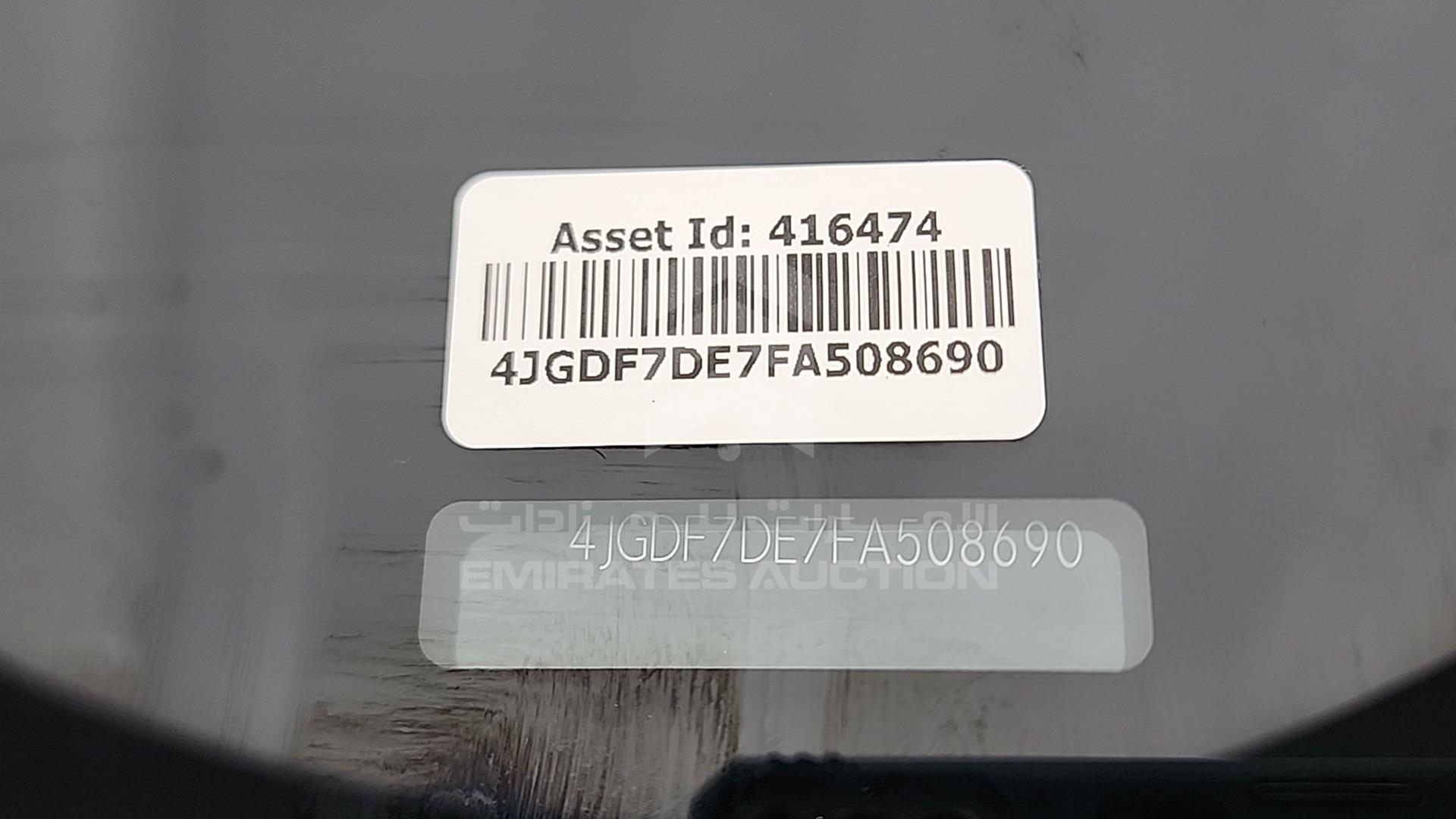 2015 MERCEDES GL 550 VIN: 4JGDF7DE7FA508690