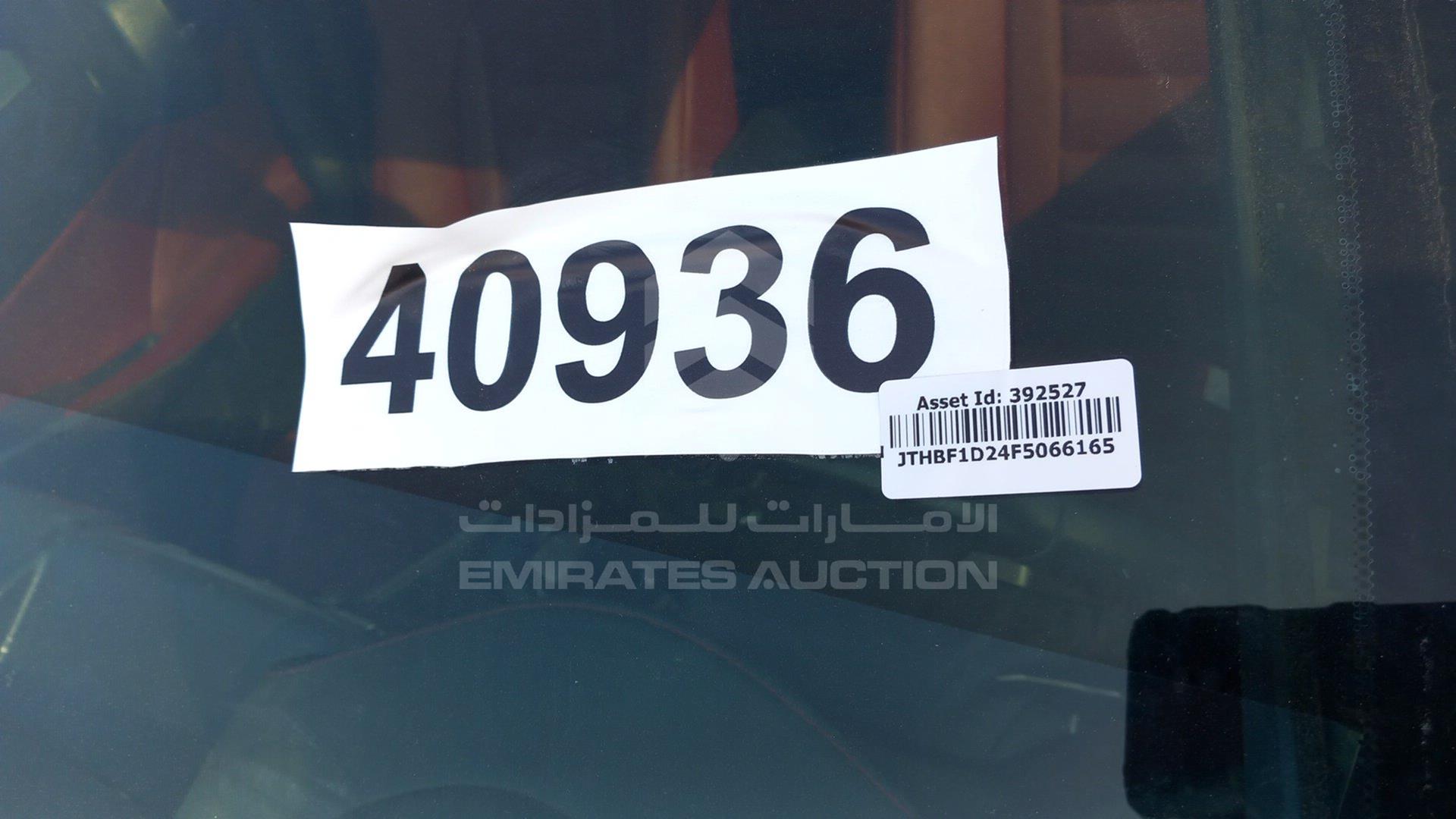 2015 LEXUS IS 250 VIN: JTHBF1D24F5066165