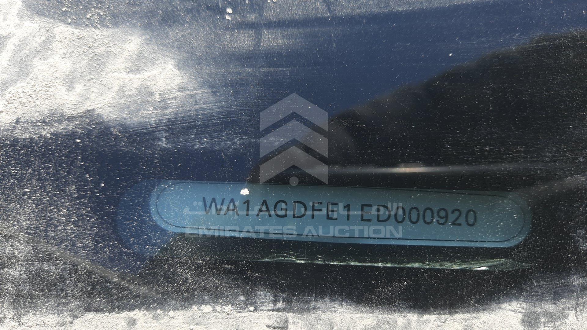 2014 AUDI Q7 VIN: WA1AGDFE1ED000920