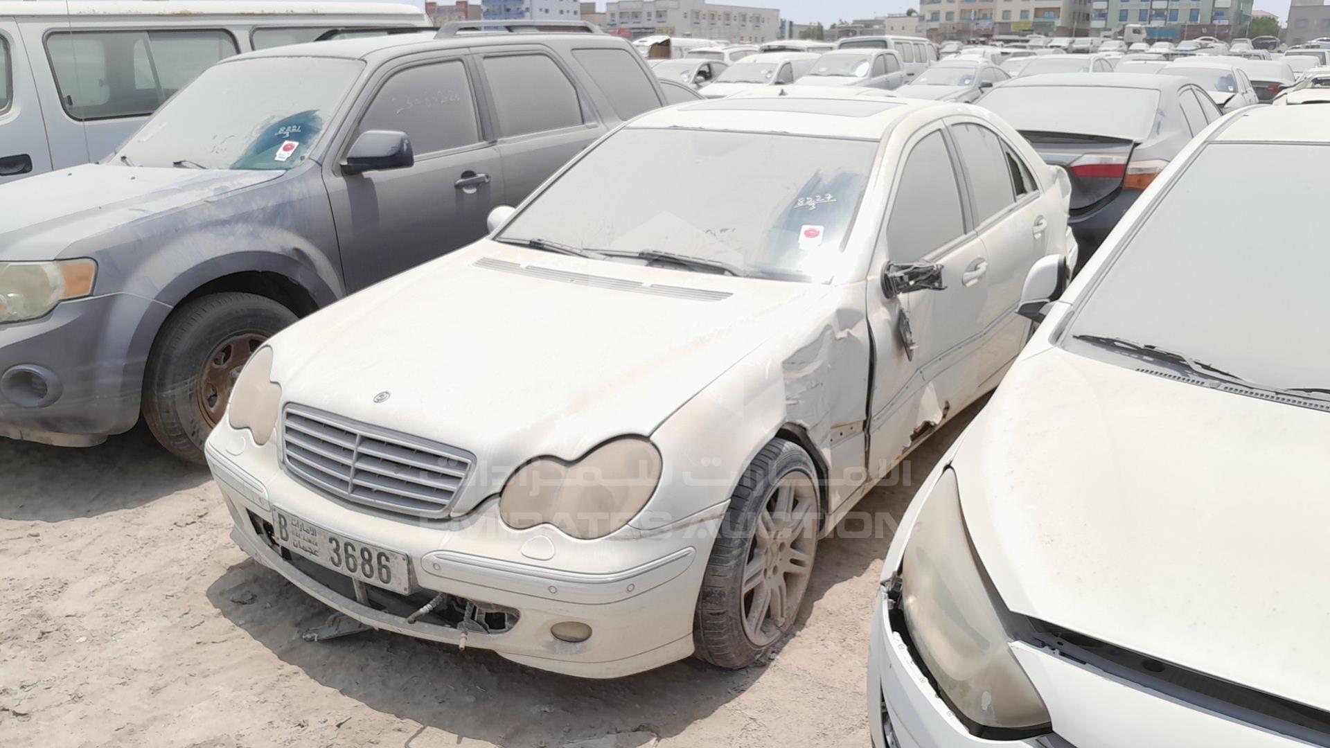 2007 MERCEDES C 230 VIN: WDBRF52H87F868453