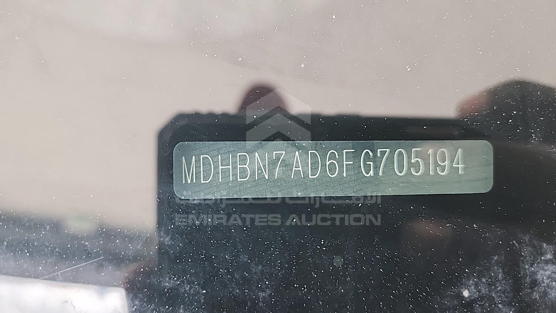 2015 NISSAN SUNNY VIN: MDHBN7AD6FG705194