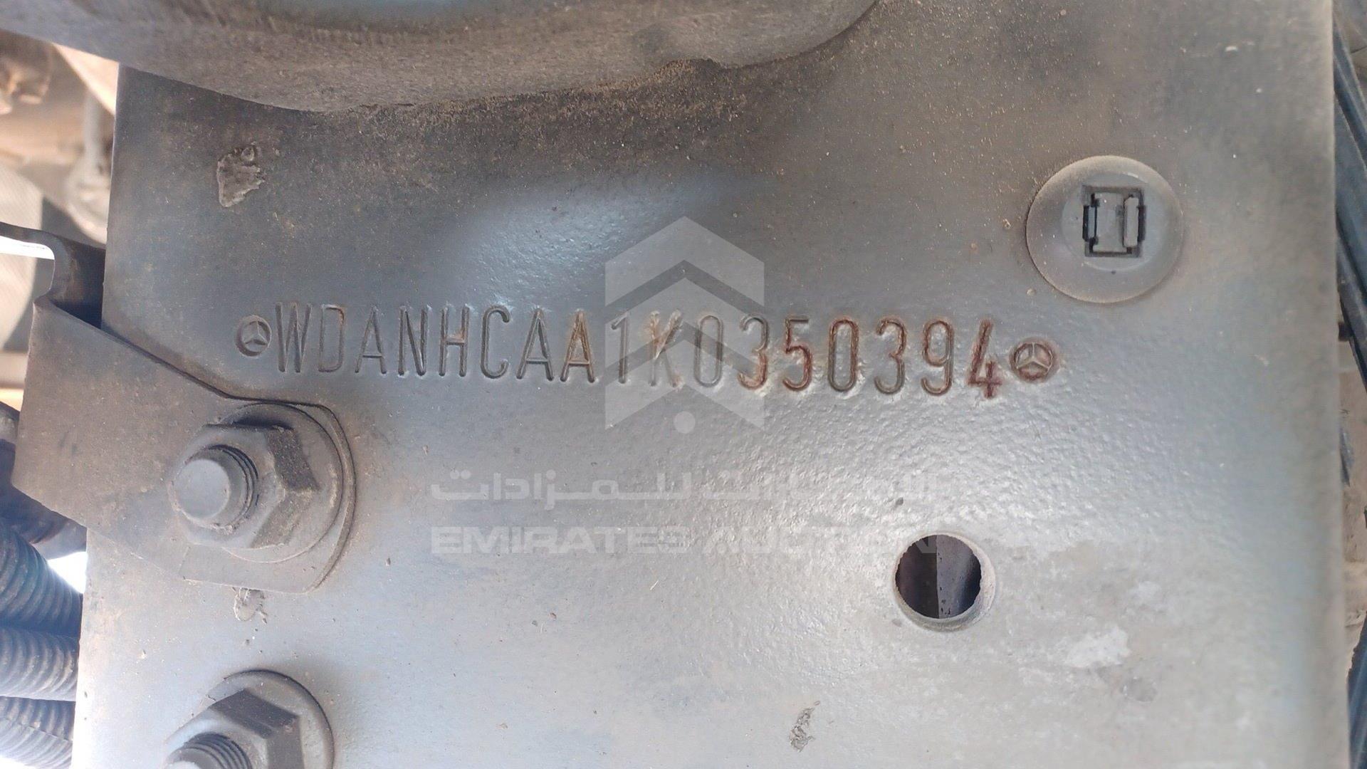 2019 MERCEDES 4144 VIN: WDANHCAA1K0350394