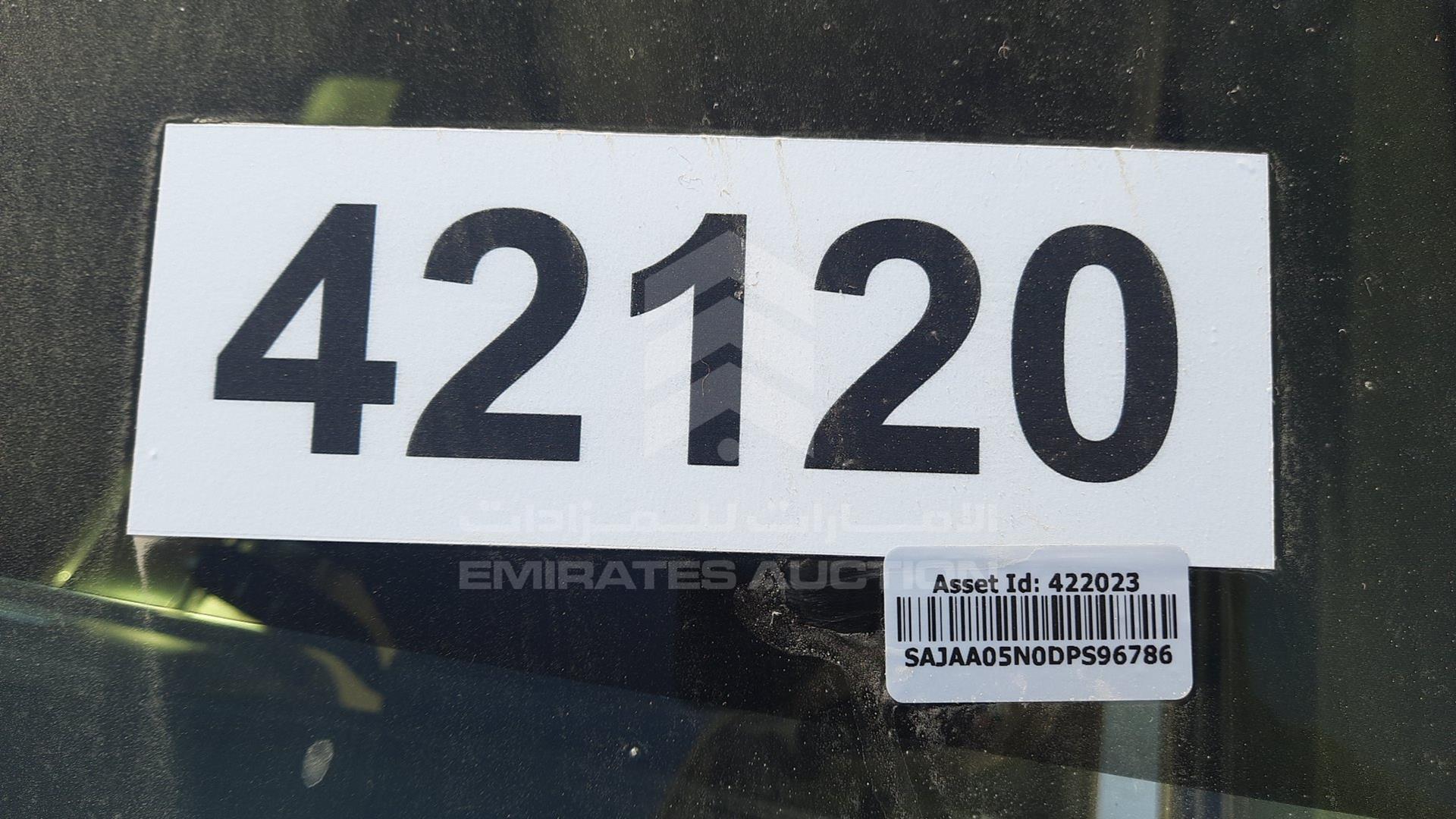 2013 JAGUAR XF VIN: SAJAA05N0DPS96786