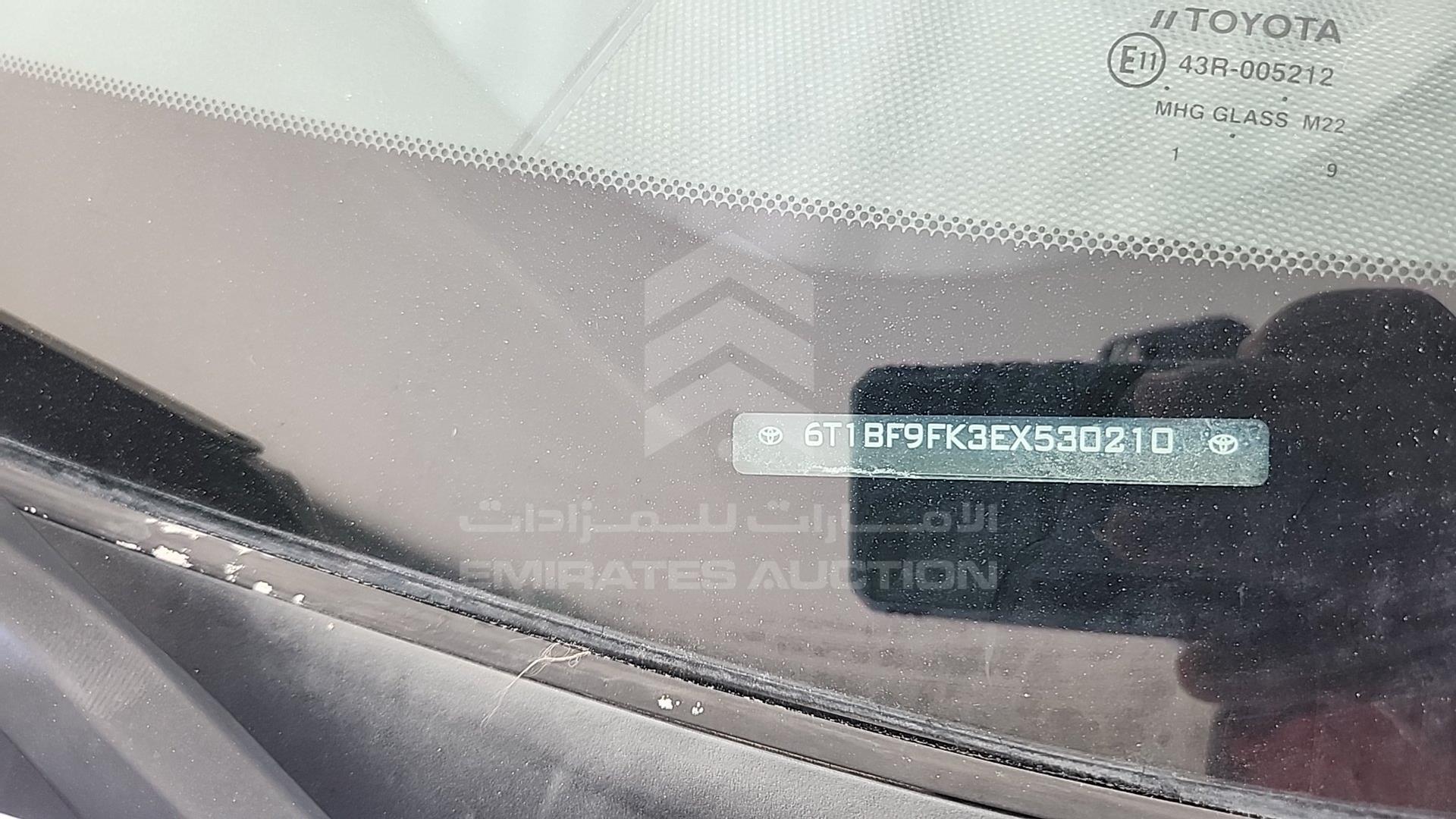 2014 TOYOTA CAMRY VIN: 6T1BF9FK3EX530210