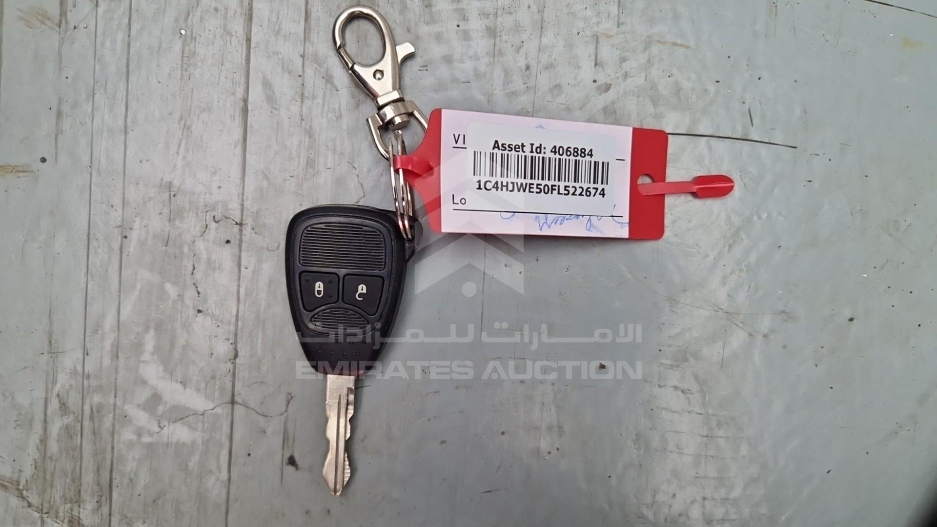 2015 JEEP WRANGLER SAHARA VIN: 1C4HJWE50FL522674