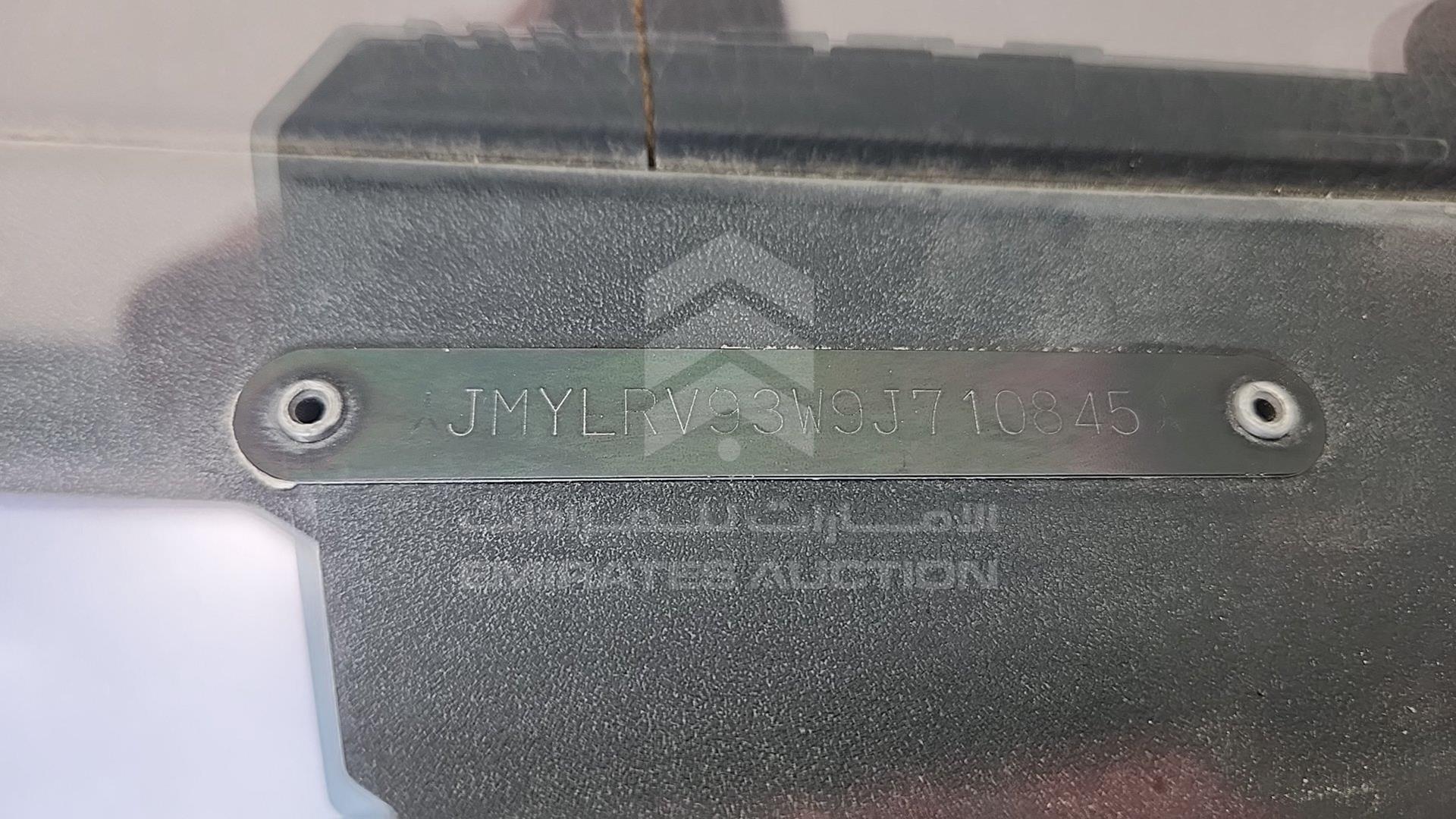 2009 MITSUBISHI PAJERO VIN: JMYLRV93W9J710845