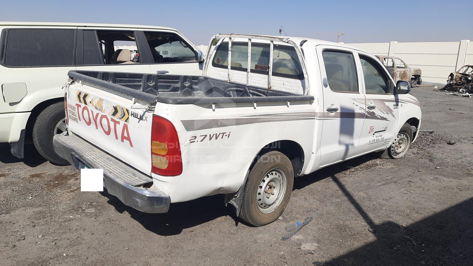 2008 TOYOTA HILUX VIN: MR0EX12G582014981