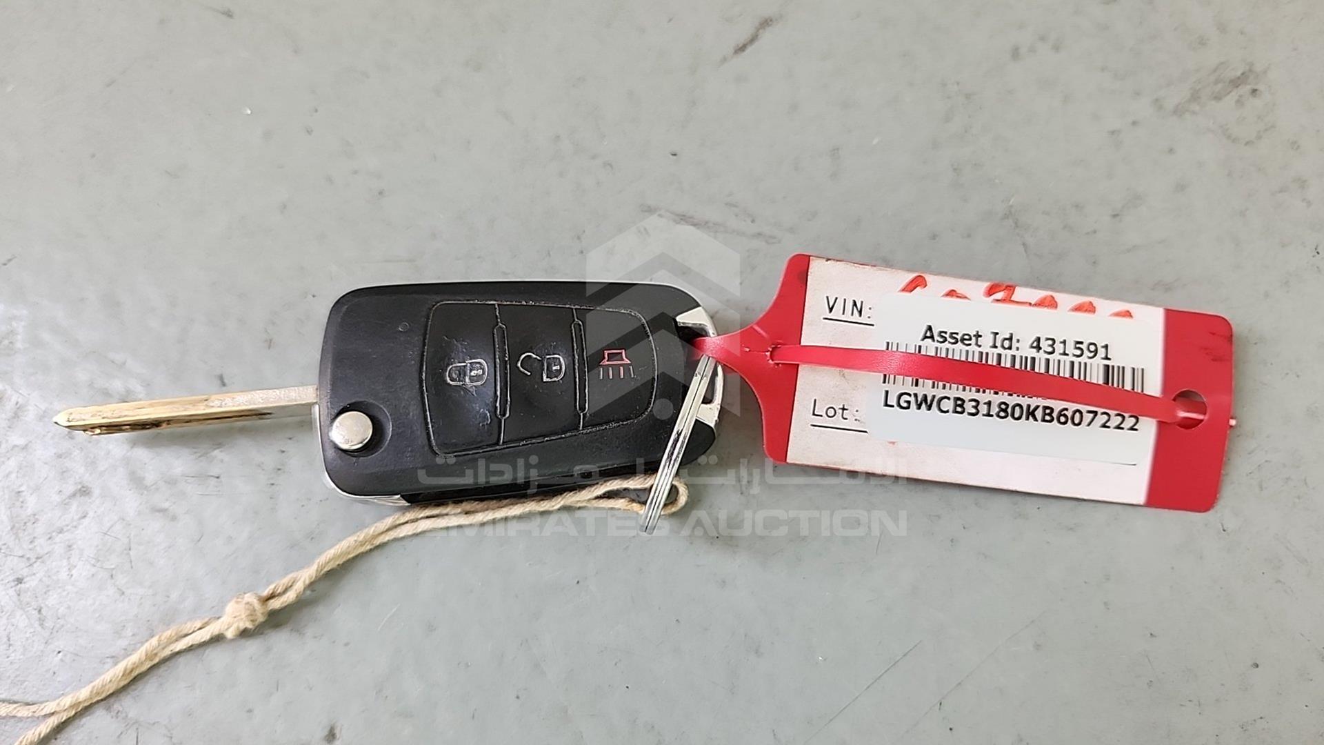 2019 GREAT WALL WINGLE VIN: LGWCB3180KB607222