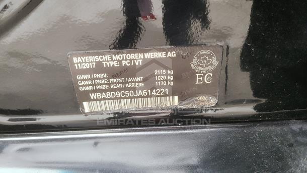 2018 BMW 330 VIN: WBA8D9C50JA614221