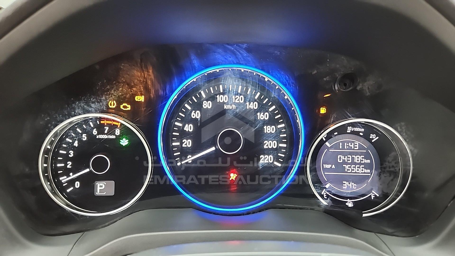 2019 HONDA HRV VIN: MRJRU5875KP010251