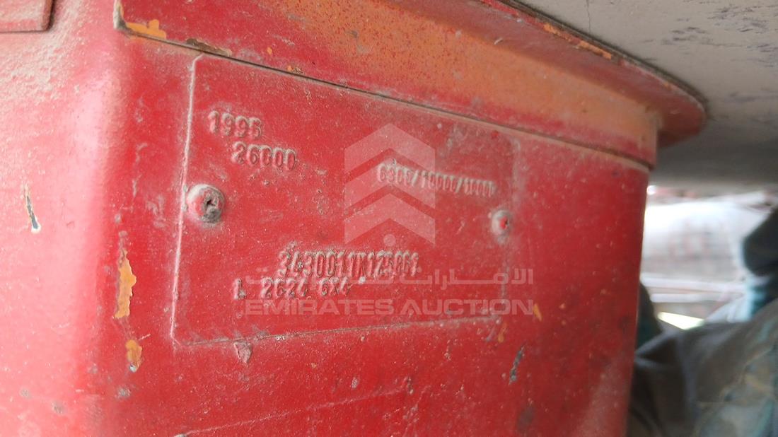 1995 Mercedes 2624 — VIN on Frame — Photo 3
