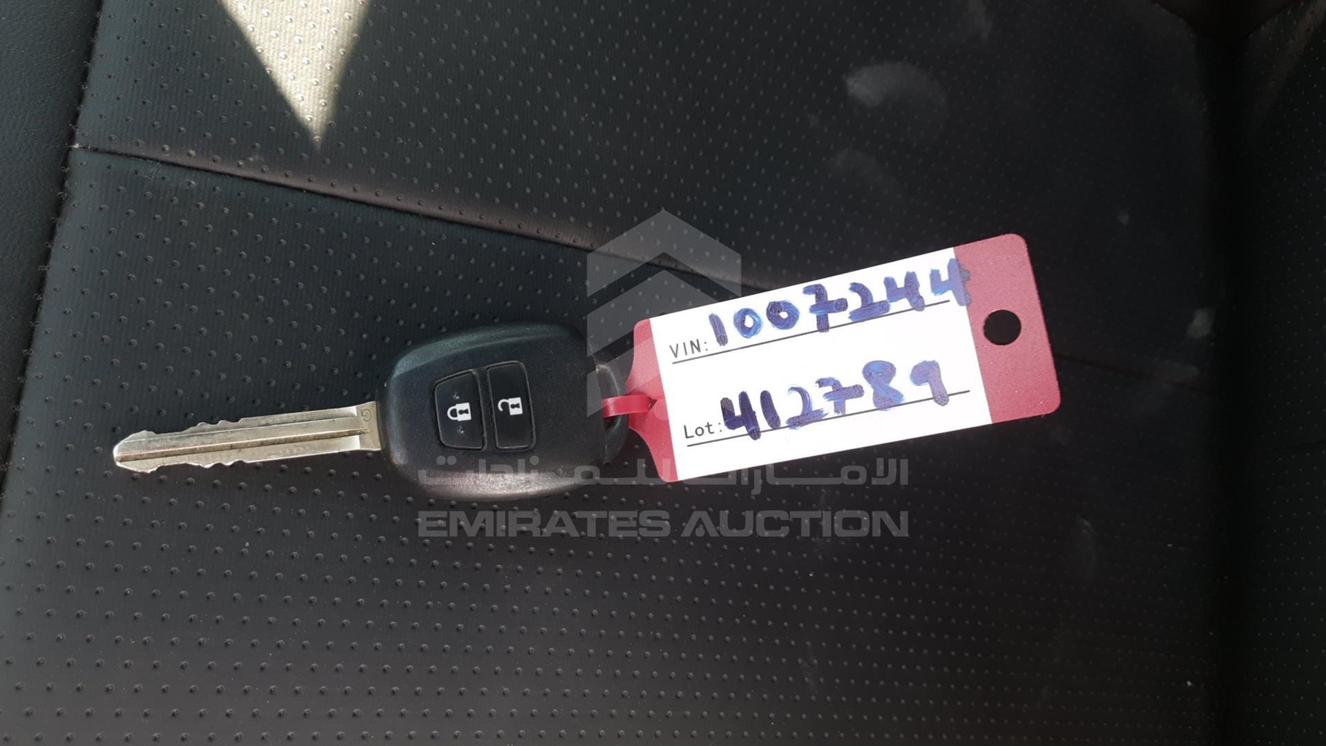 2017 TOYOTA YARIS VIN: MR2K19F33H1007244