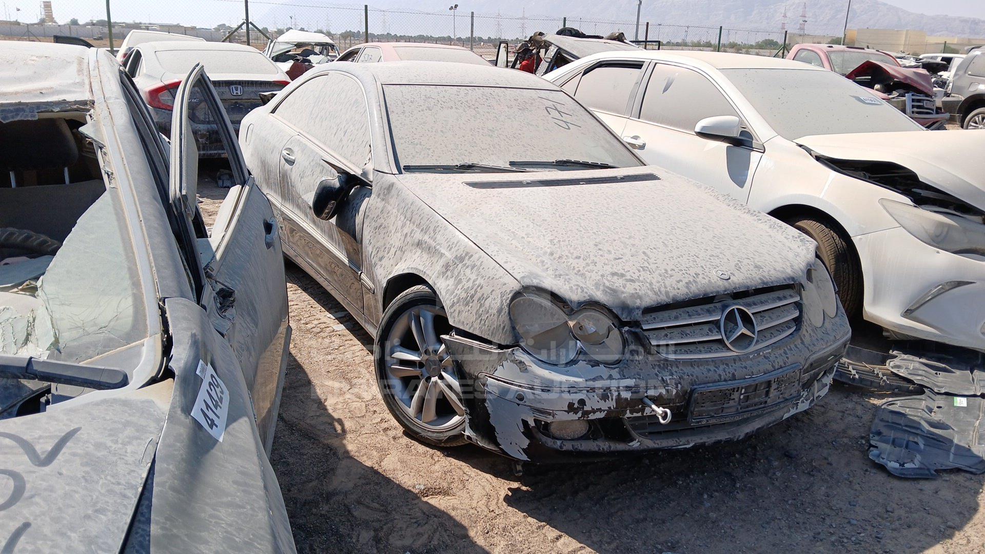 2008 MERCEDES CLK 200 VIN: WDB2093411F236143
