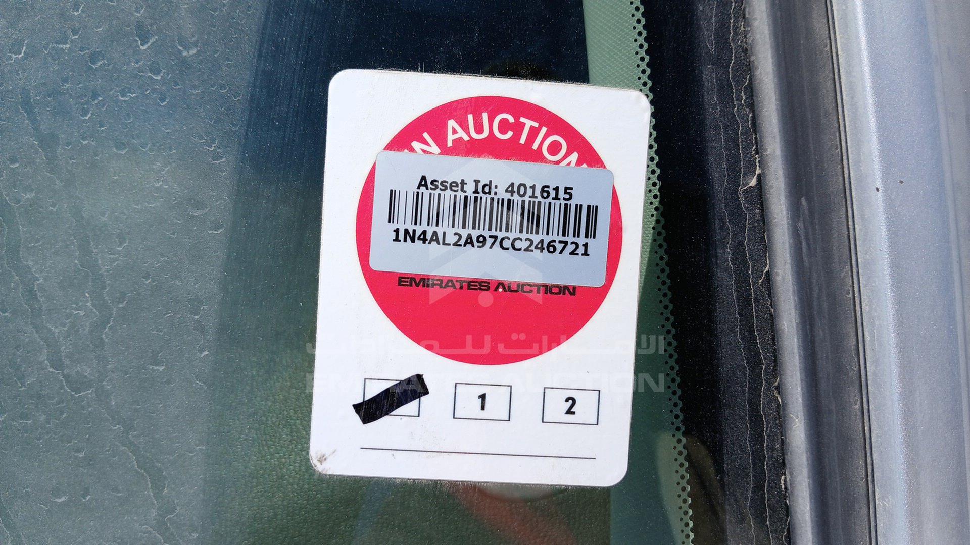 2012 NISSAN ALTIMA VIN: 1N4AL2A97CC246721