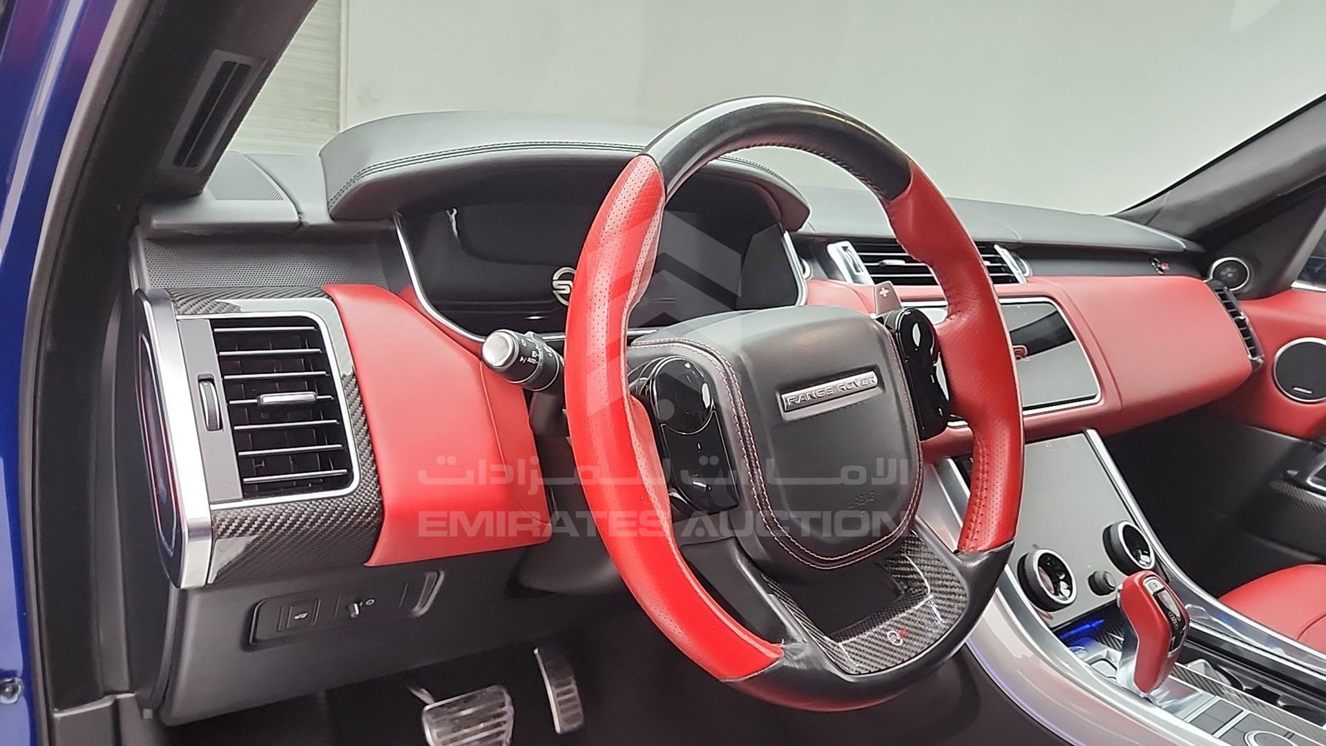 2022 RANGE ROVER SPORT SVR VIN: SALWA2BE2NA213201