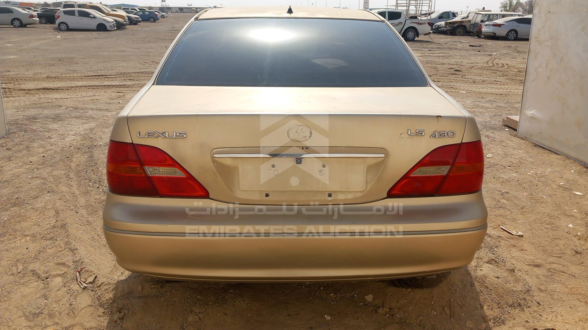 2001 LEXUS LS 430 VIN: JTHBN30F610037909