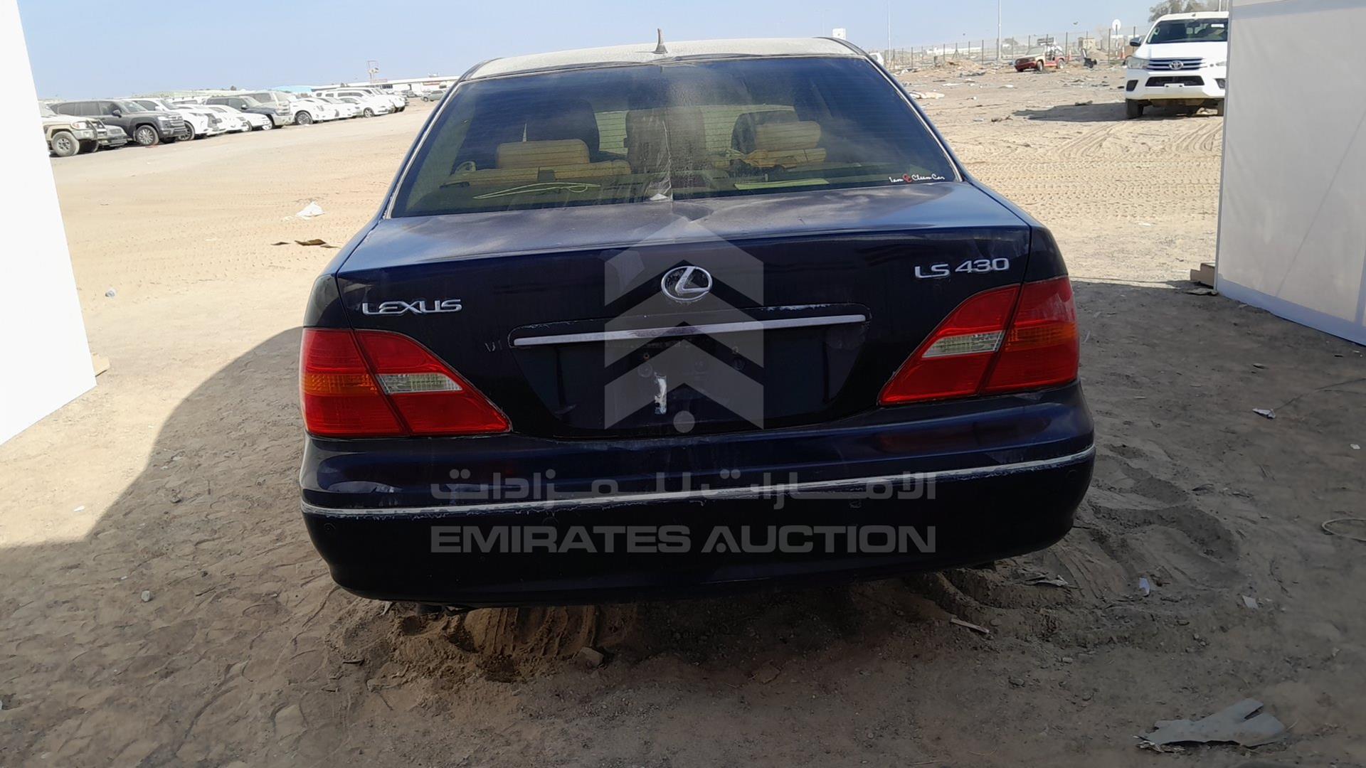 2001 LEXUS LS 430 VIN: JTHBN30F610051499