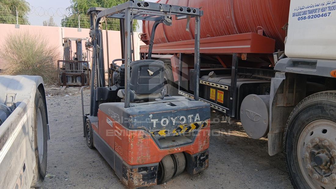 Toyota Forklift — Rear Left Angle — Photo 6
