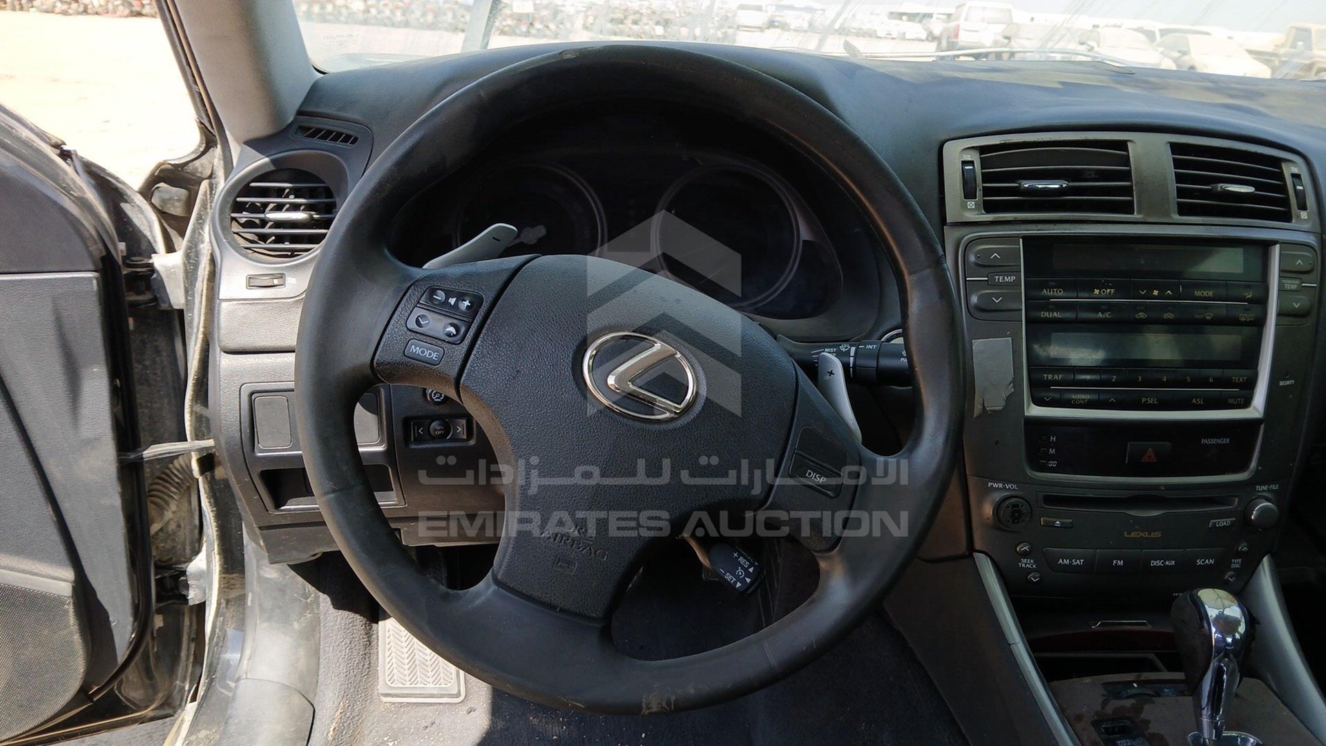 2007 LEXUS IS 250 VIN: JTHBK262775033595
