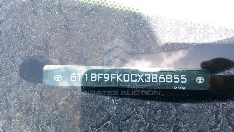 6T1BF9FK0CX386855 Auction: EmiratesAuction Lot: 403871 6T1BF9FK0CX386855 Toyota Camry 2012 WHITE Photo 3