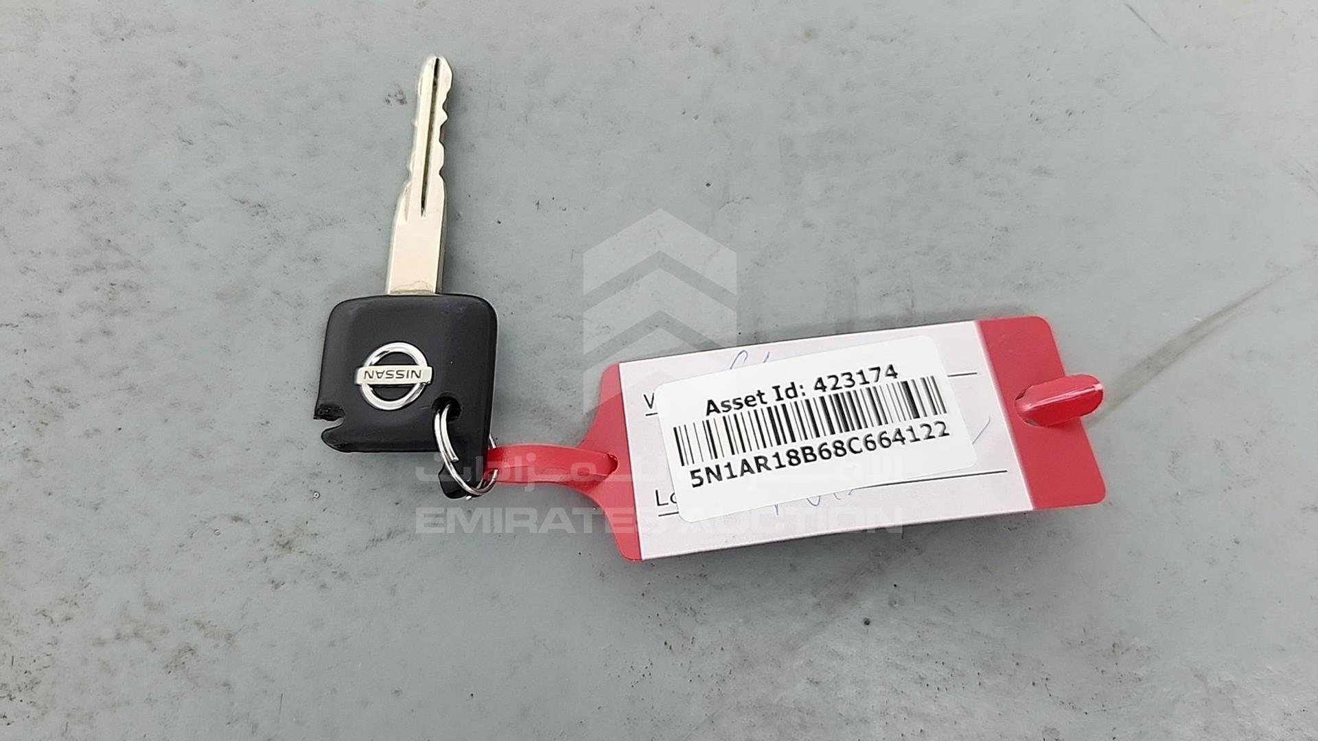 2008 NISSAN PATHFINDER VIN: 5N1AR18B68C664122