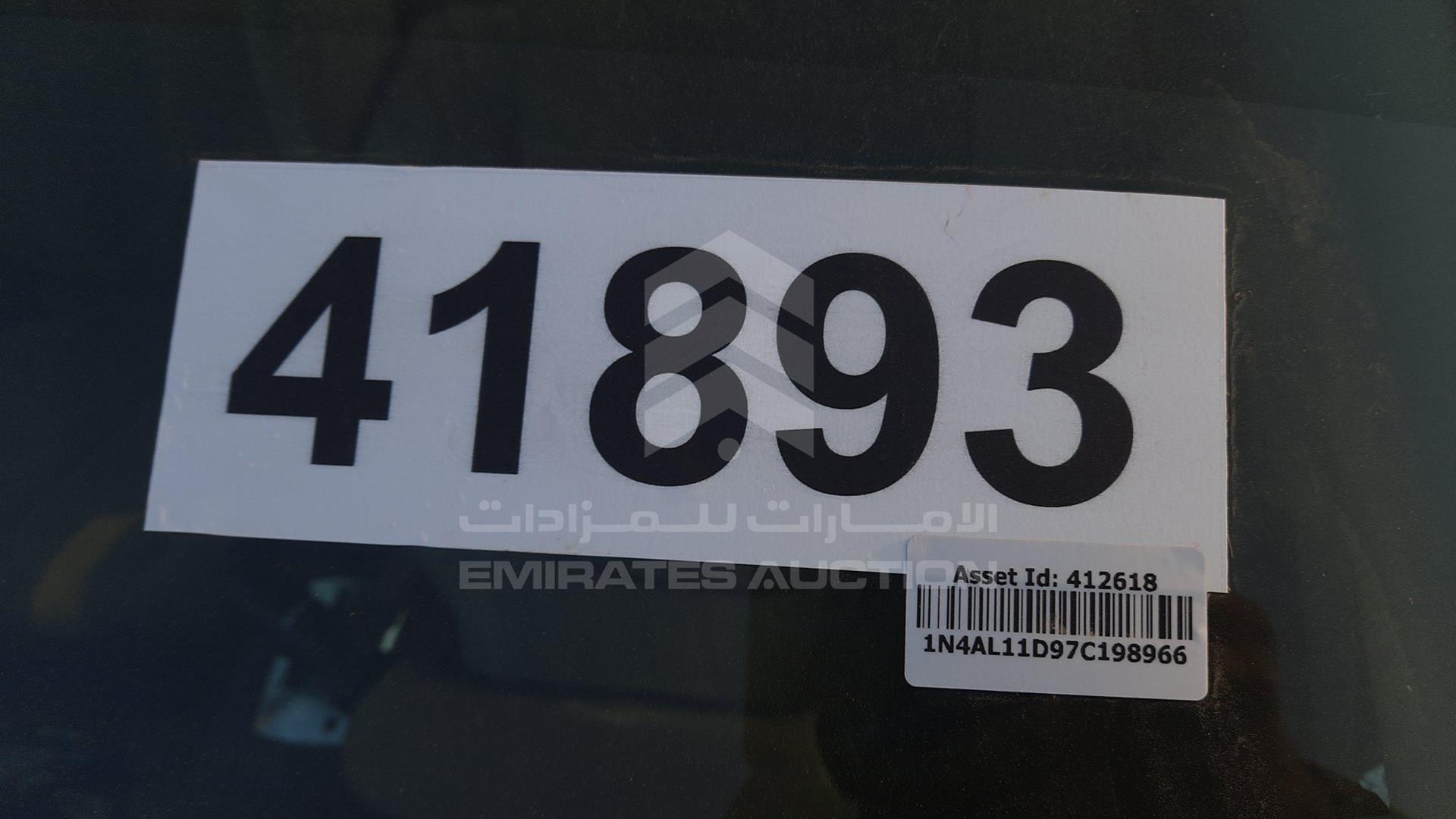 2007 NISSAN ALTIMA VIN: 1N4AL11D97C198966