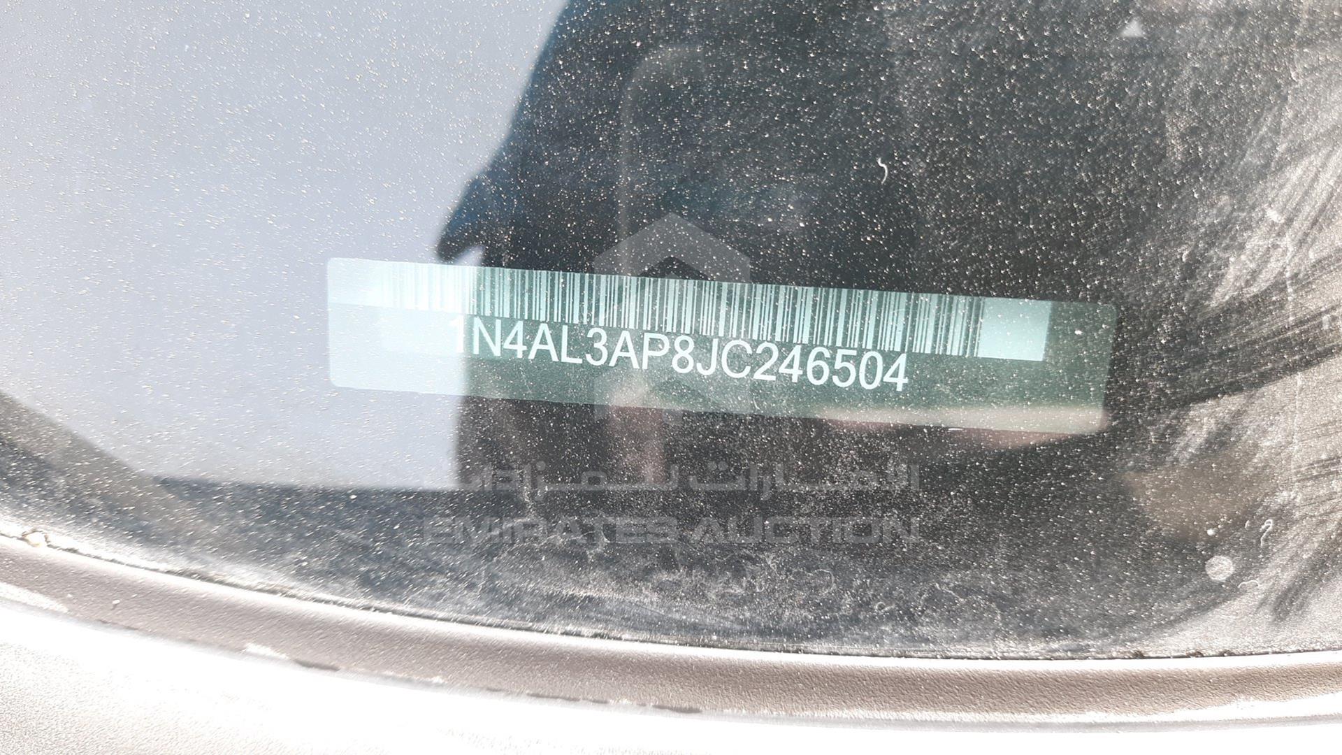 2018 NISSAN ALTIMA VIN: 1N4AL3AP8JC246504