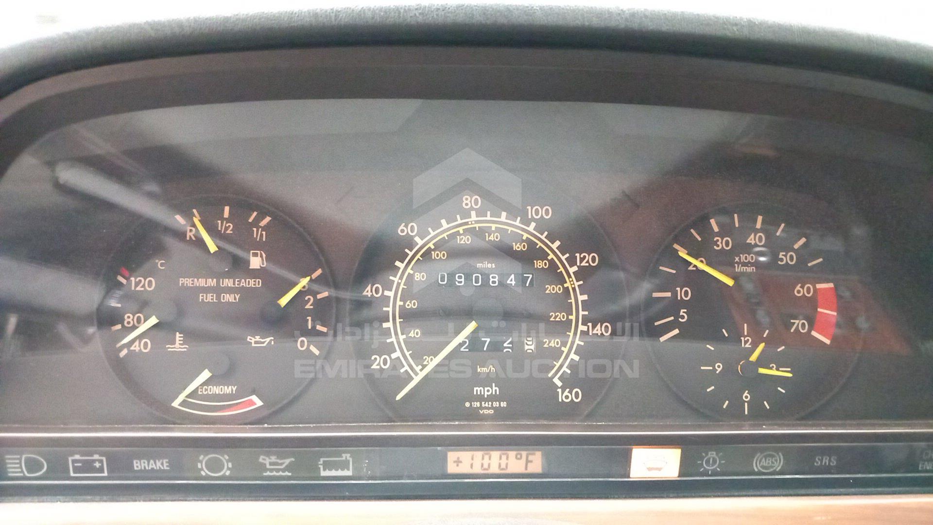 1989 MERCEDES S420 VIN: WDBCA35E6KA487507
