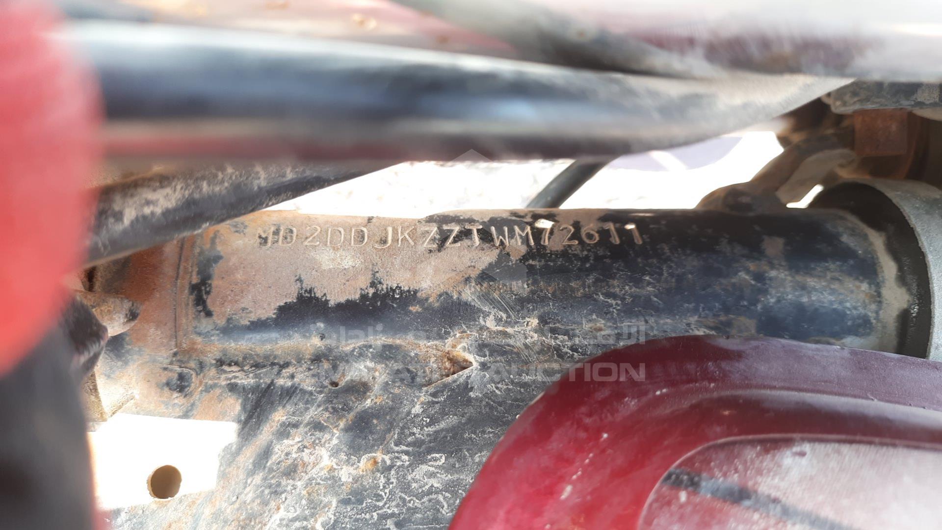 2012 BAJAJ 125CC VIN: MD2DDJKZZTWM72611