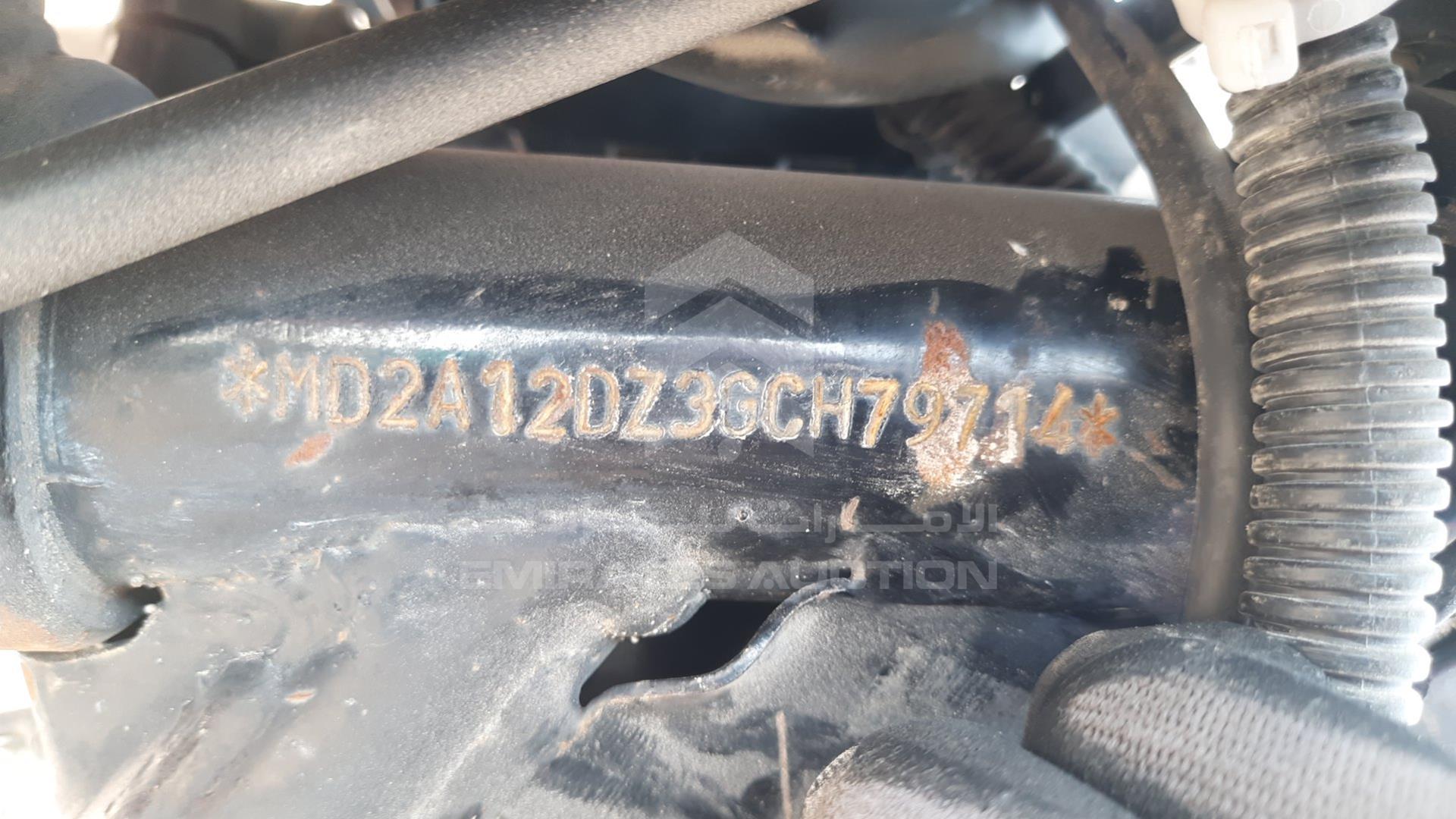 2017 BAJAJ PULSAR 180CC VIN: MD2A12DZ3GCH79714