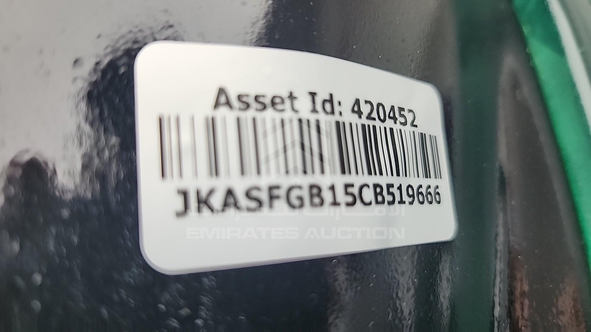 0 KAWASAKI --- VIN: JKASFGB15CB519666