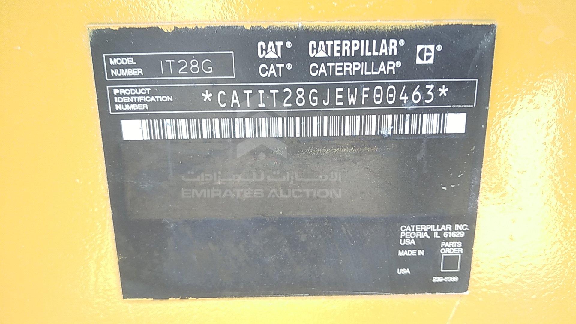 2008 CATERPILLAR IT28G VIN: CATIT28GJEWF00463