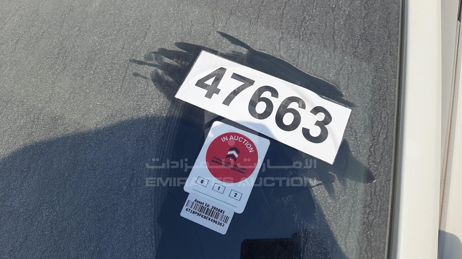2014 TOYOTA CAMRY VIN: 6T1BF9FK8EX496362