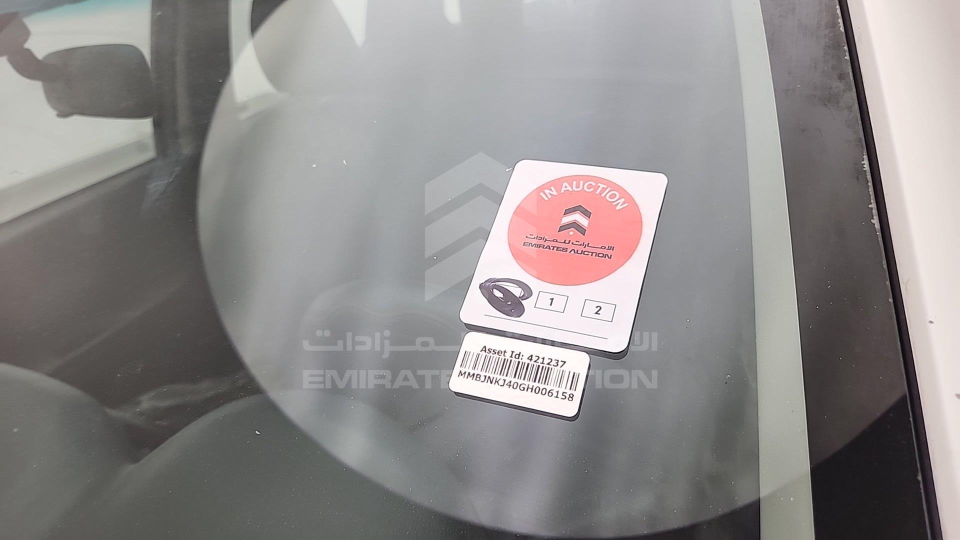 2016 MITSUBISHI L 200 VIN: MMBJNKJ40GH006158
