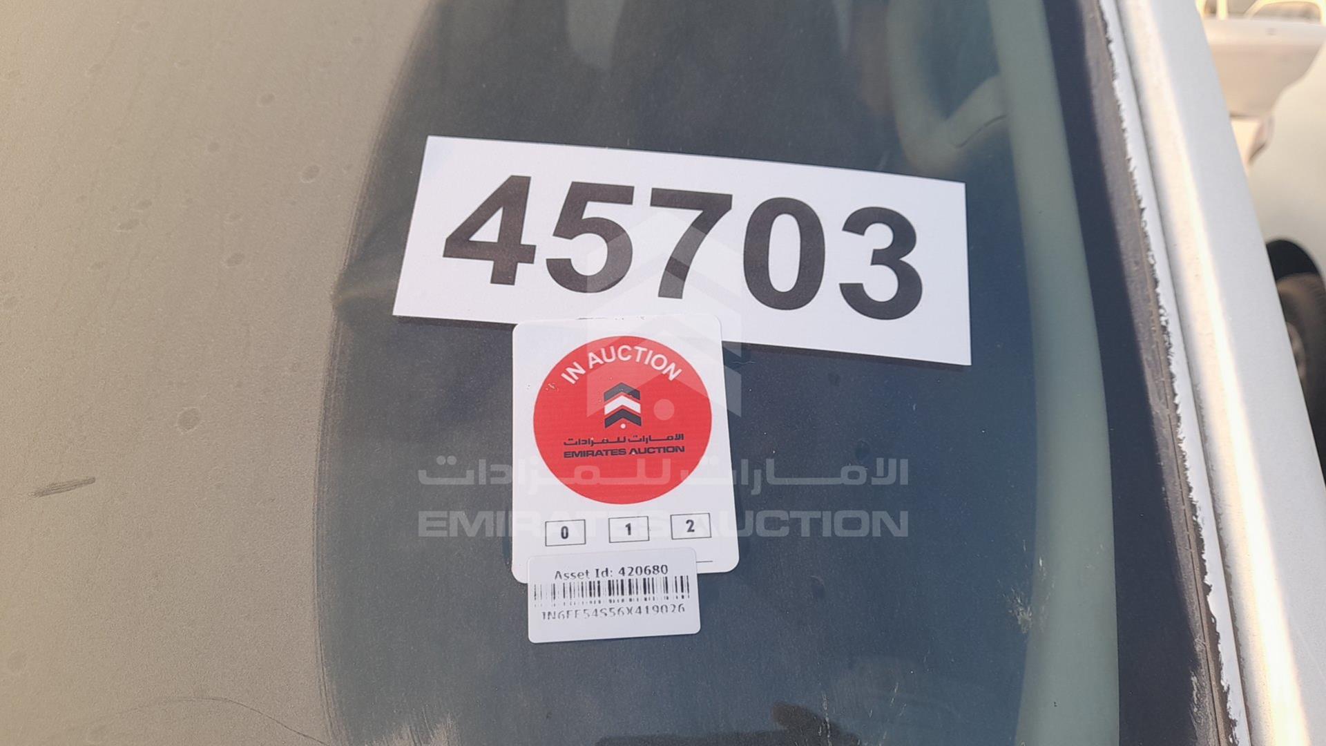 2006 NISSAN URVAN VIN: JN6FE54S56X419026