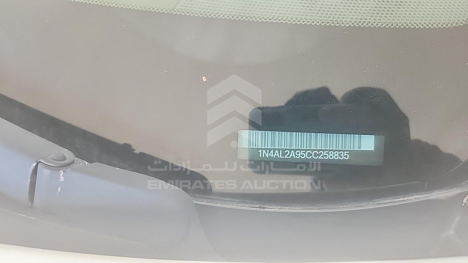 2012 NISSAN ALTIMA VIN: 1N4AL2A95CC258835