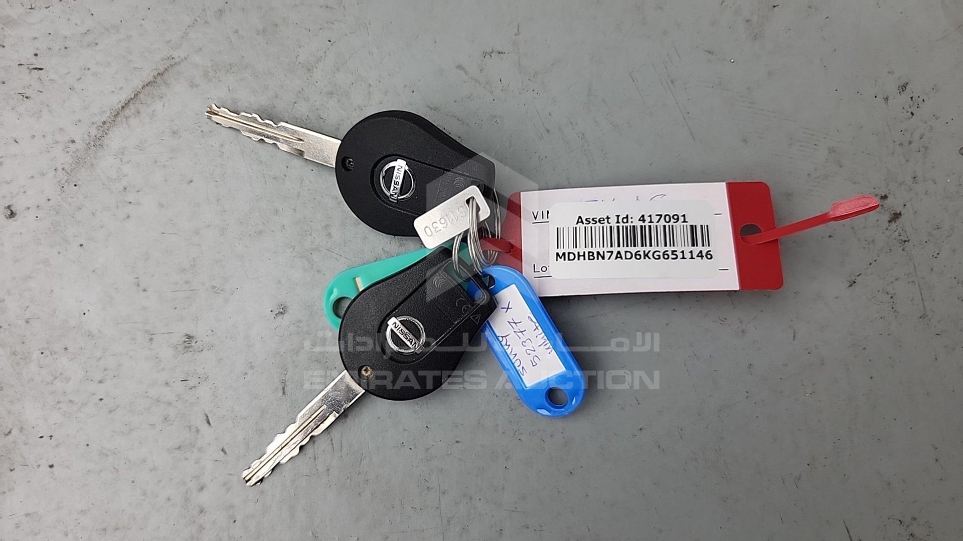 2019 NISSAN SUNNY VIN: MDHBN7AD6KG651146