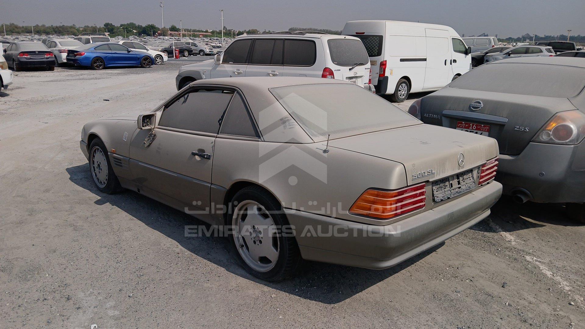 1992 MERCEDES SL 500 VIN: WDB1290661F055571