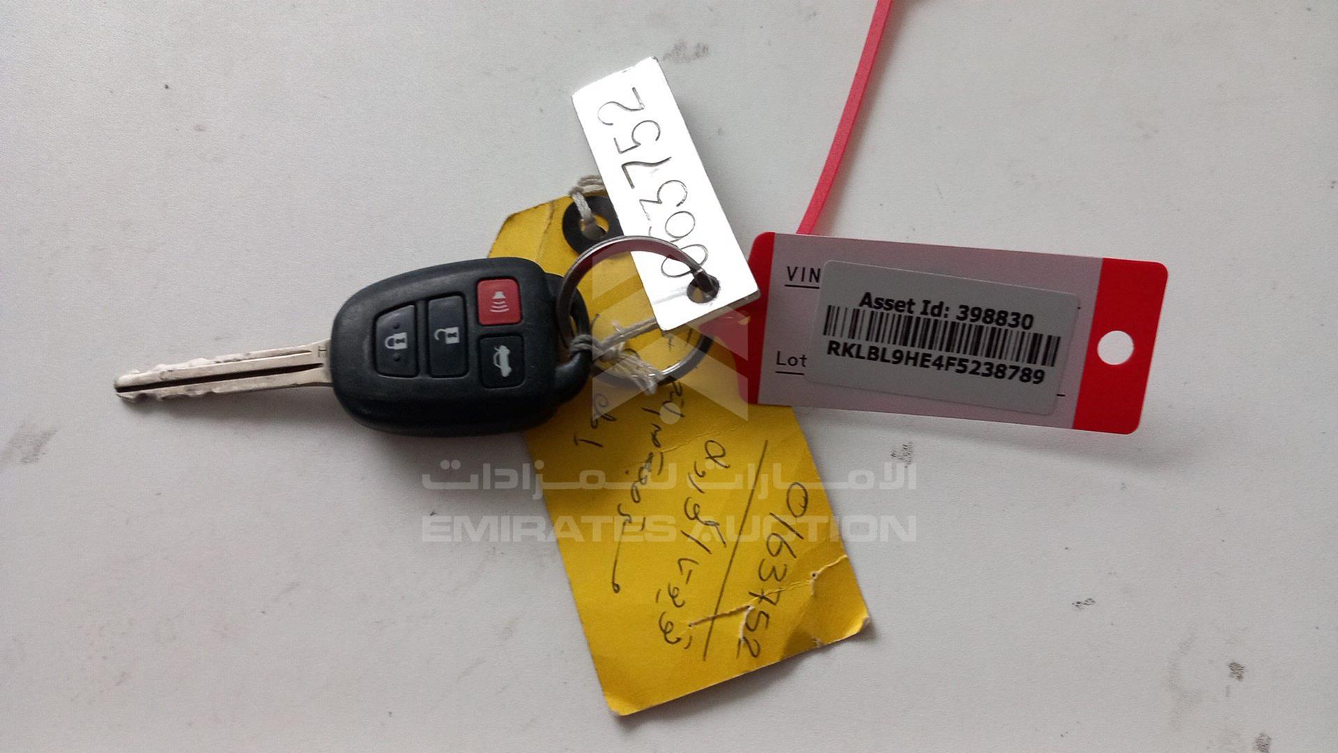 2015 TOYOTA COROLLA VIN: RKLBL9HE4F5238789