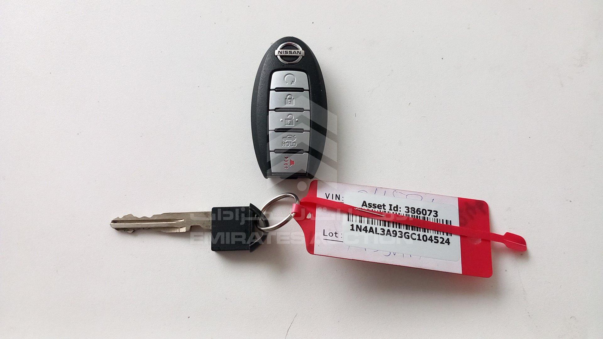 2016 NISSAN ALTIMA VIN: 1N4AL3A93GC104524