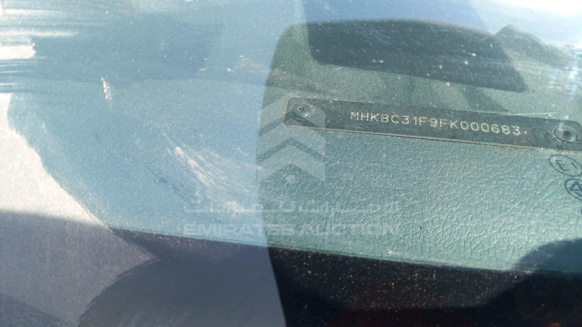 2015 DAIHATSU GRAN MAX VIN: MHKBC31F9FK000683