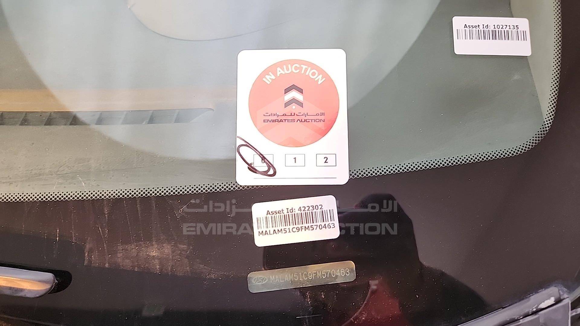 2015 HYUNDAI I10 VIN: MALAM51C9FM570463