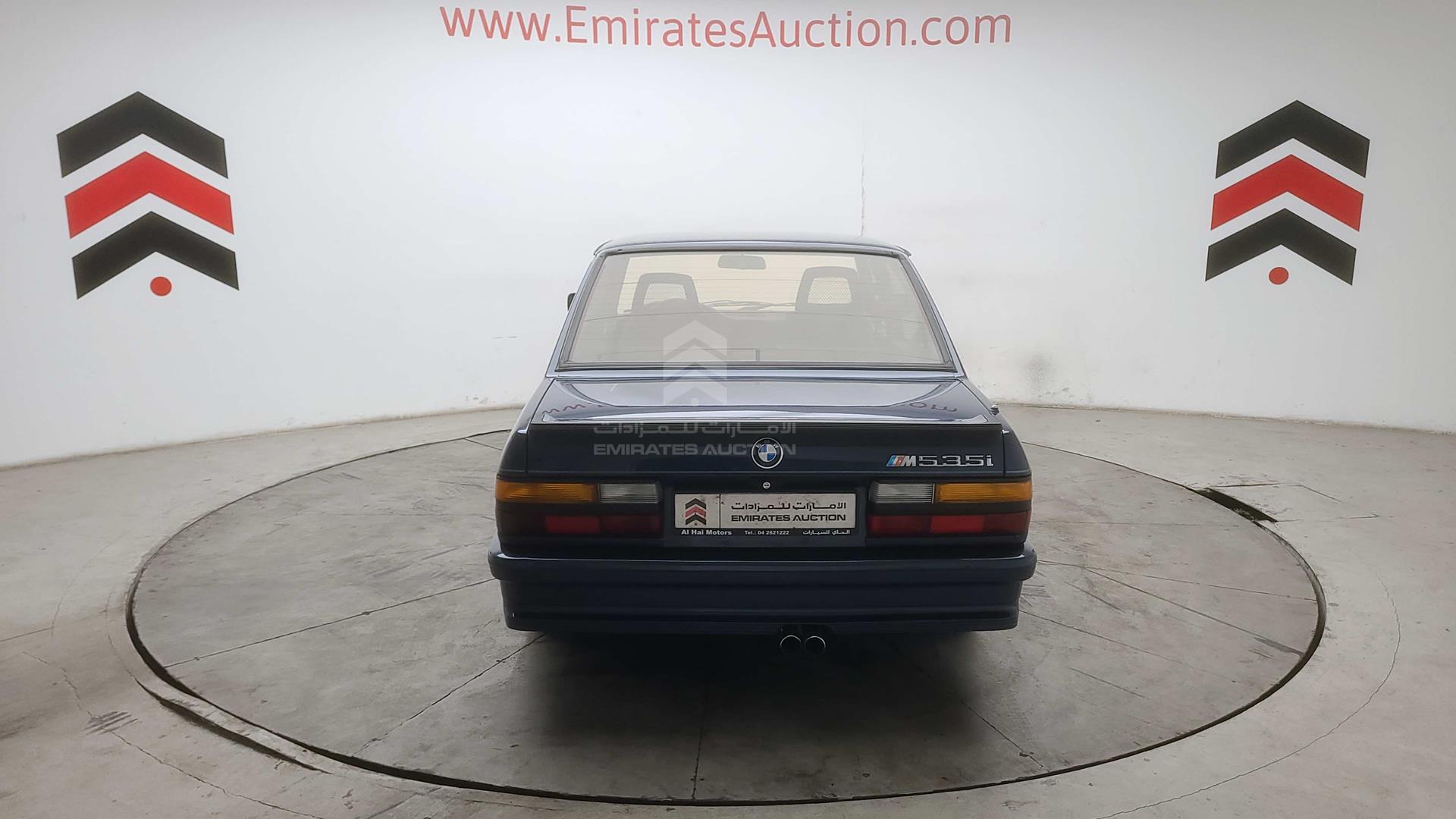 1987 BMW 535 I VIN: WBADC290200981386