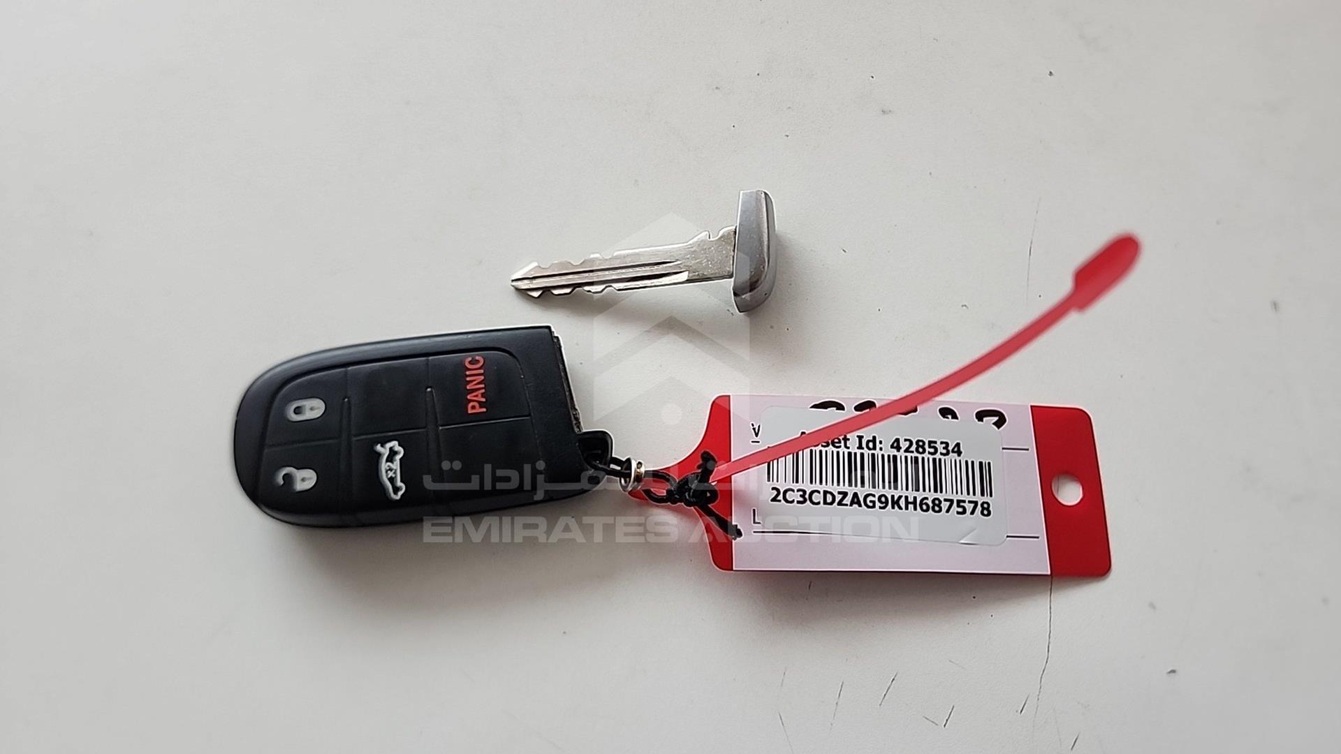 2019 DODGE CHALLENGER VIN: 2C3CDZAG9KH687578