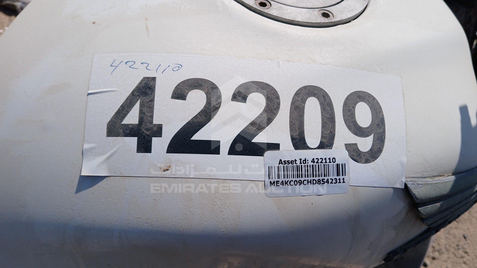 2013 HONDA UNICORN VIN: ME4KC09CHD8542311
