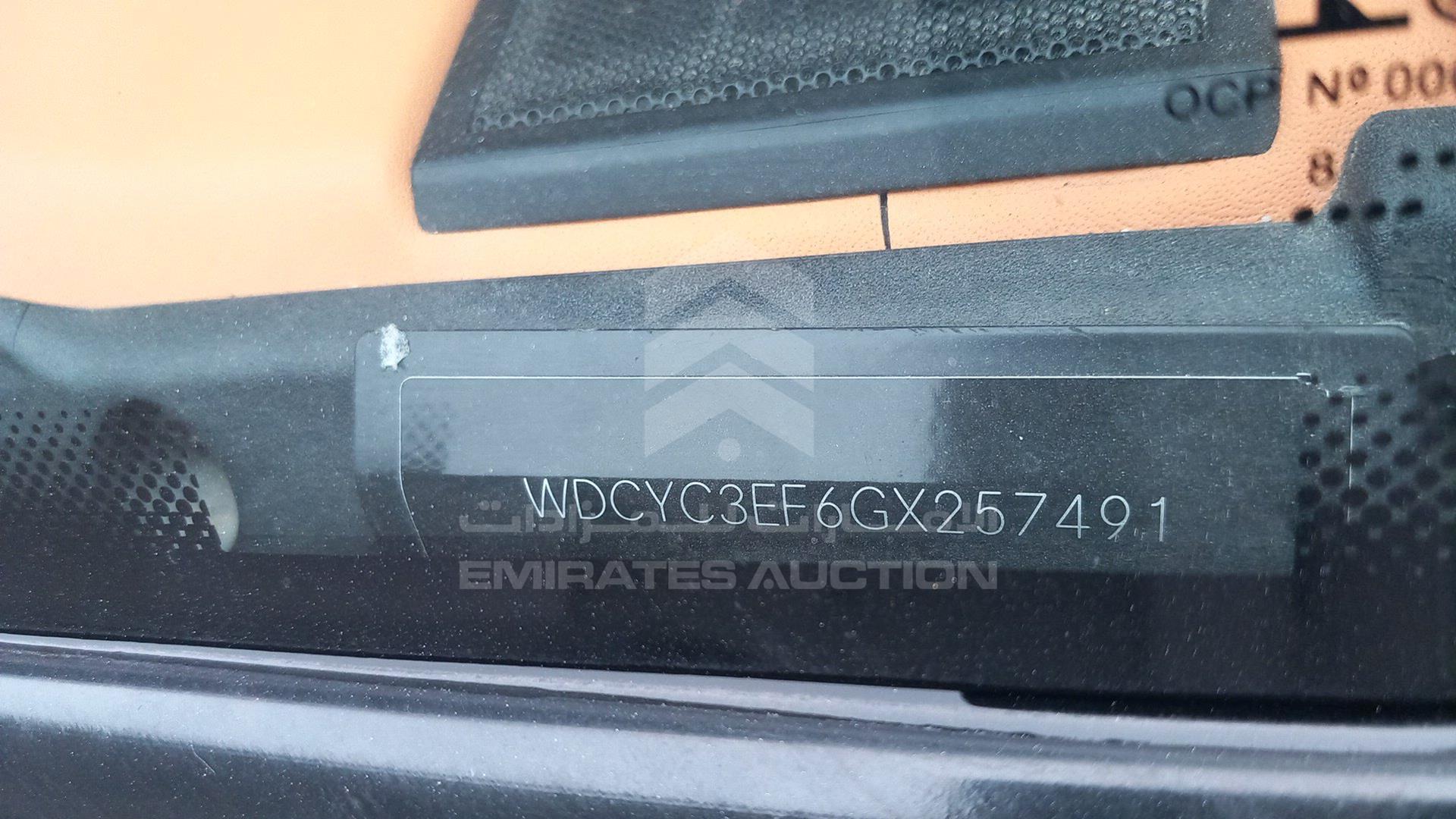 2016 MERCEDES G 500 VIN: WDCYC3EF6GX257491