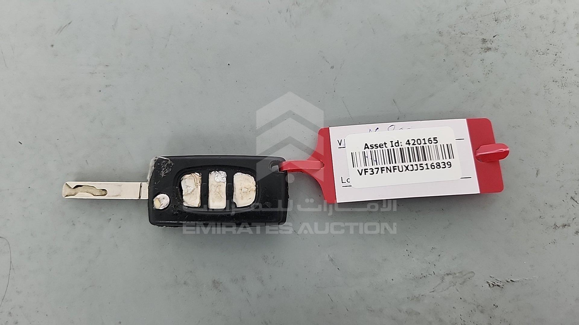 2018 PEUGEOT PATNER VIN: VF37FNFUXJJ516839