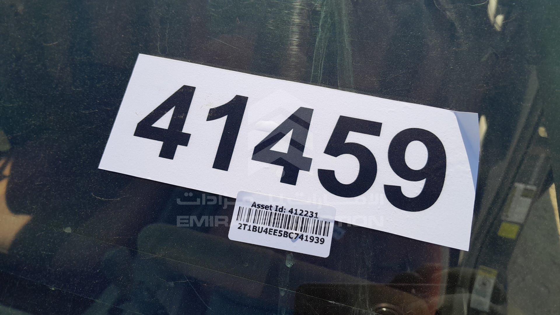 2011 TOYOTA COROLLA VIN: 2T1BU4EE5BC741939