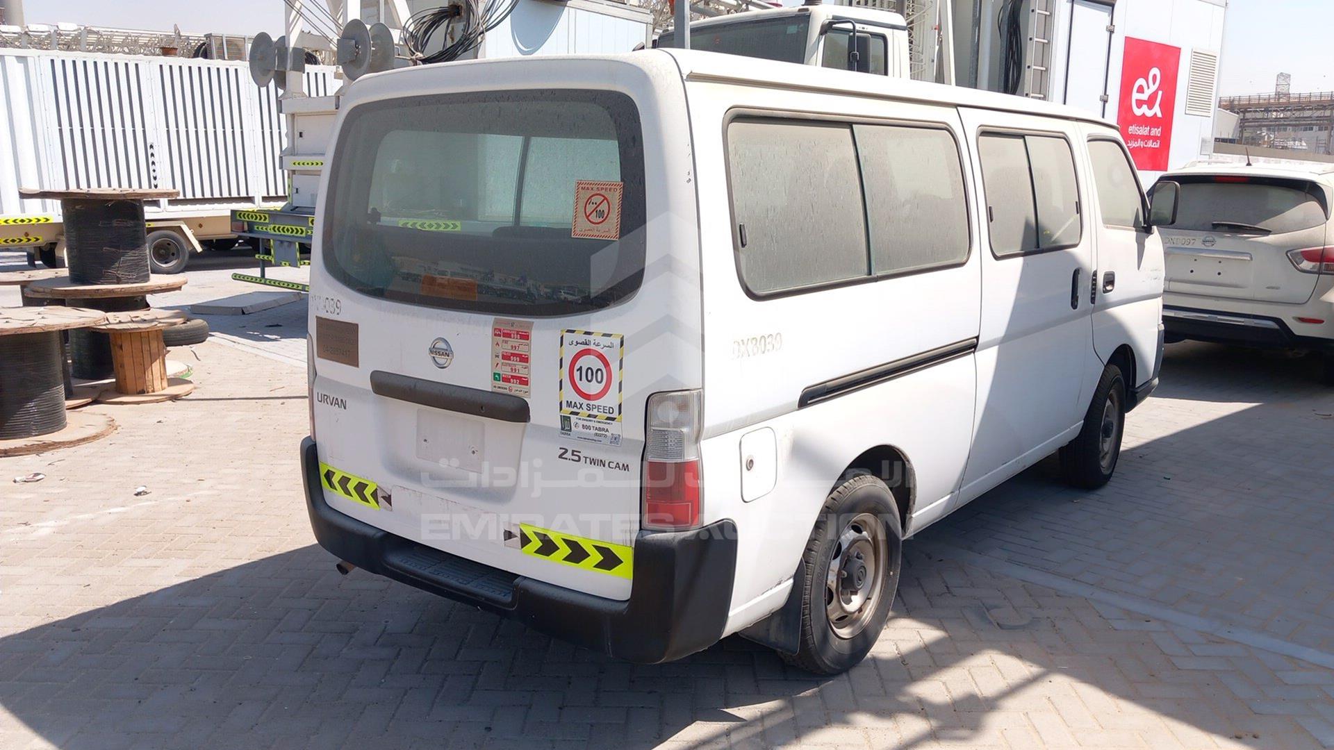 2010 NISSAN URVAN VIN: JN6AE54S3AX024555